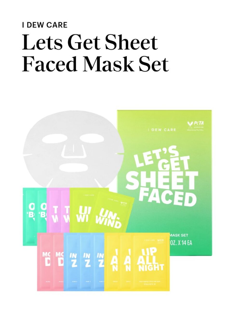 *Flash Deal* I Dew Care Sheet Mask Set
